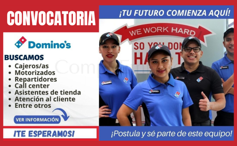Oportunidades de Empleo en Domino's Pizza