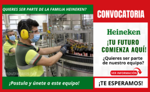 Oportunidades de empleo en Heineken