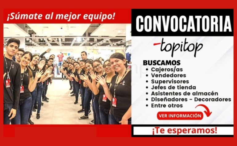 Oportunidades de empleo en Topitop